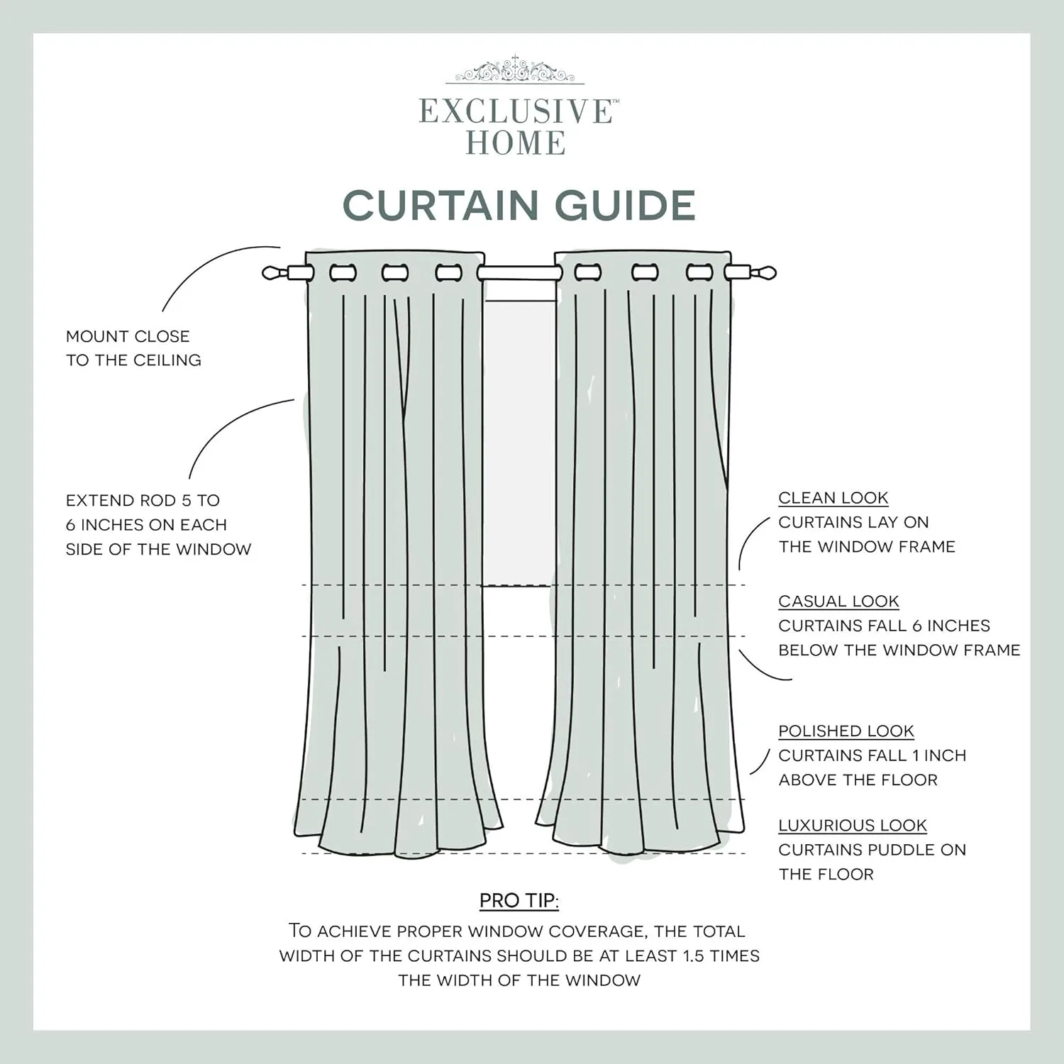 Luxe Talia Classroom Curtains feature a dual-layer design with sheer and blackout fabrics in grommet style, enhancing a cozy learning atmosphere.