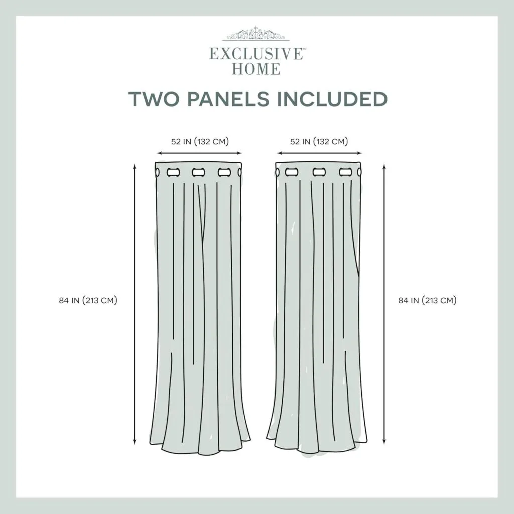 Modern Classroom Curtains: Luxe Talia Double Layer with Sheer and Room Darkening Grommet Design, Ideal for Stylish and Functional Light Control.