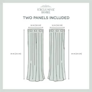 Modern Classroom Curtains: Luxe Talia Double Layer with Sheer and Room Darkening Grommet Design, Ideal for Stylish and Functional Light Control.