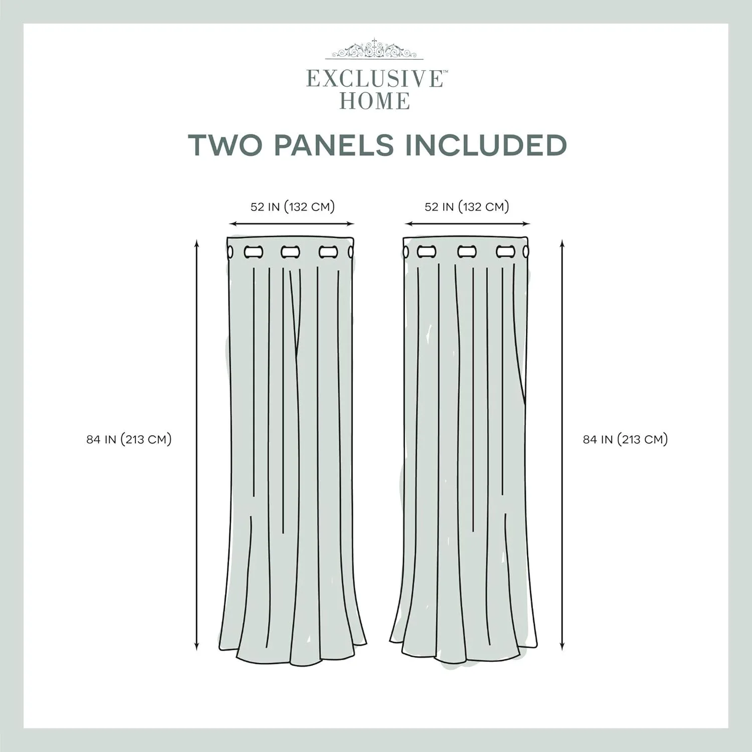 Modern Classroom Curtains: Luxe Talia Double Layer with Sheer and Room Darkening Grommet Design, Ideal for Stylish and Functional Light Control.