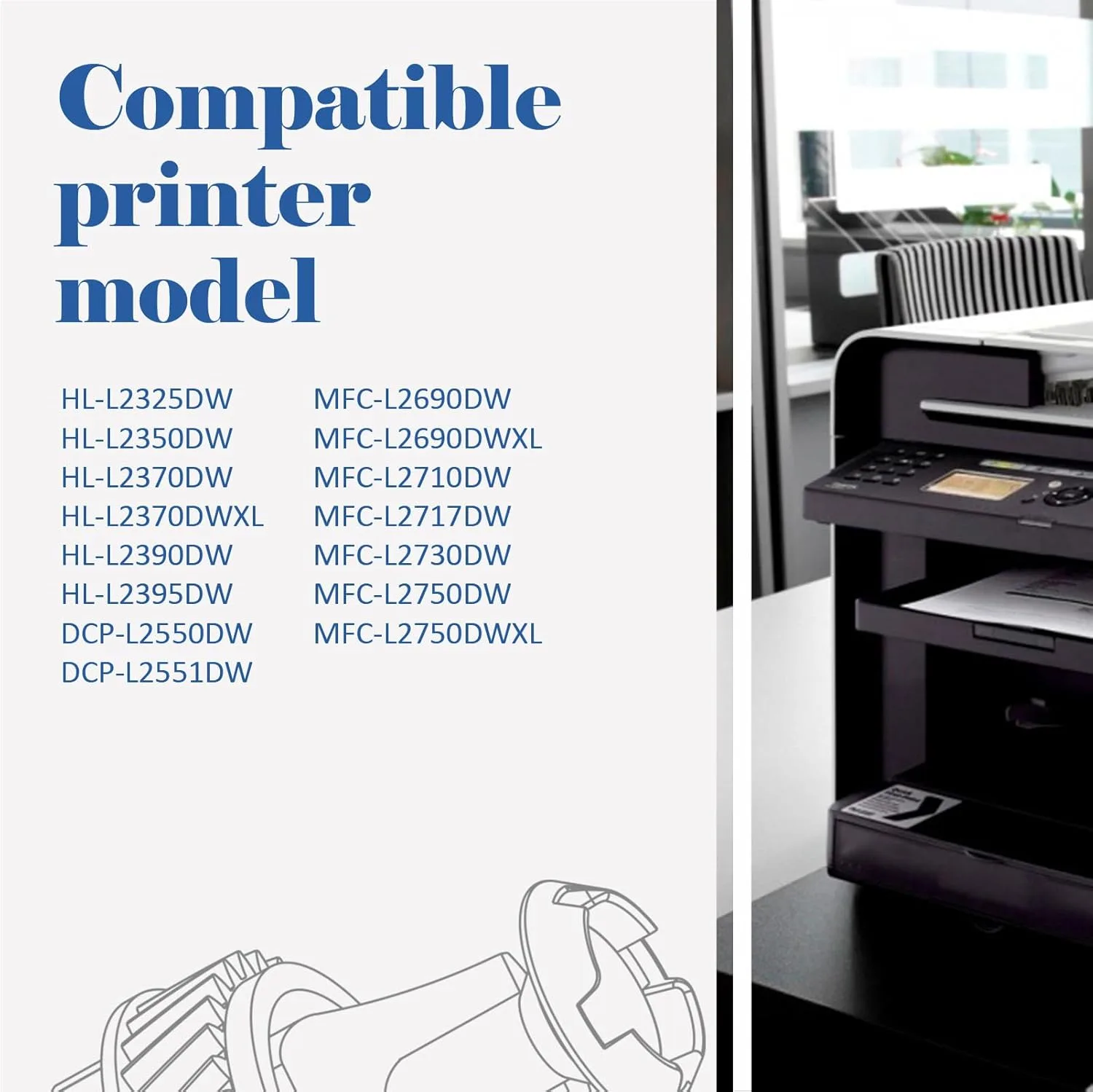 Top Choice for Educators: Premium TN760 Compatible Toner Cartridge for Brother Printers - Reliable, High-Yield Printing Solution.
