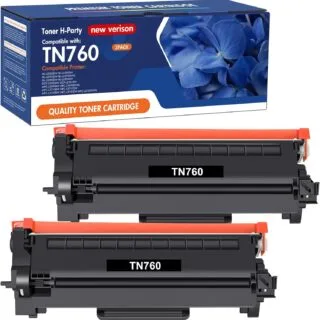 Premium TN760 Compatible Toner for Brother Printers - High Yield Replacement Ideal for Office Use, Ensuring Consistent, Quality Printing