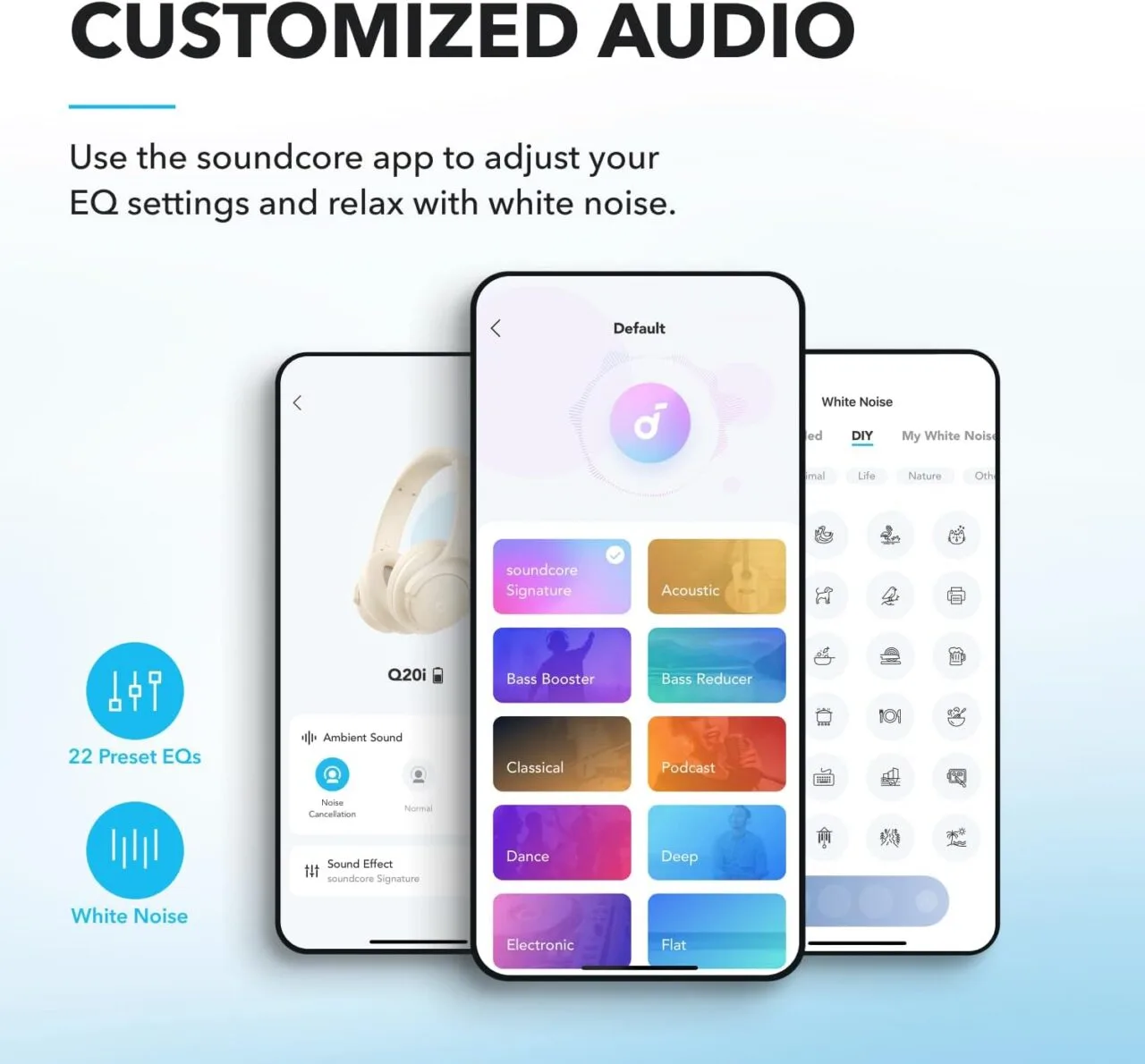 Anker Soundcore Q20i Hybrid ANC Bluetooth Headphones offer 40-hour playtime, ideal for educators and remote workers seeking premium audio quality.