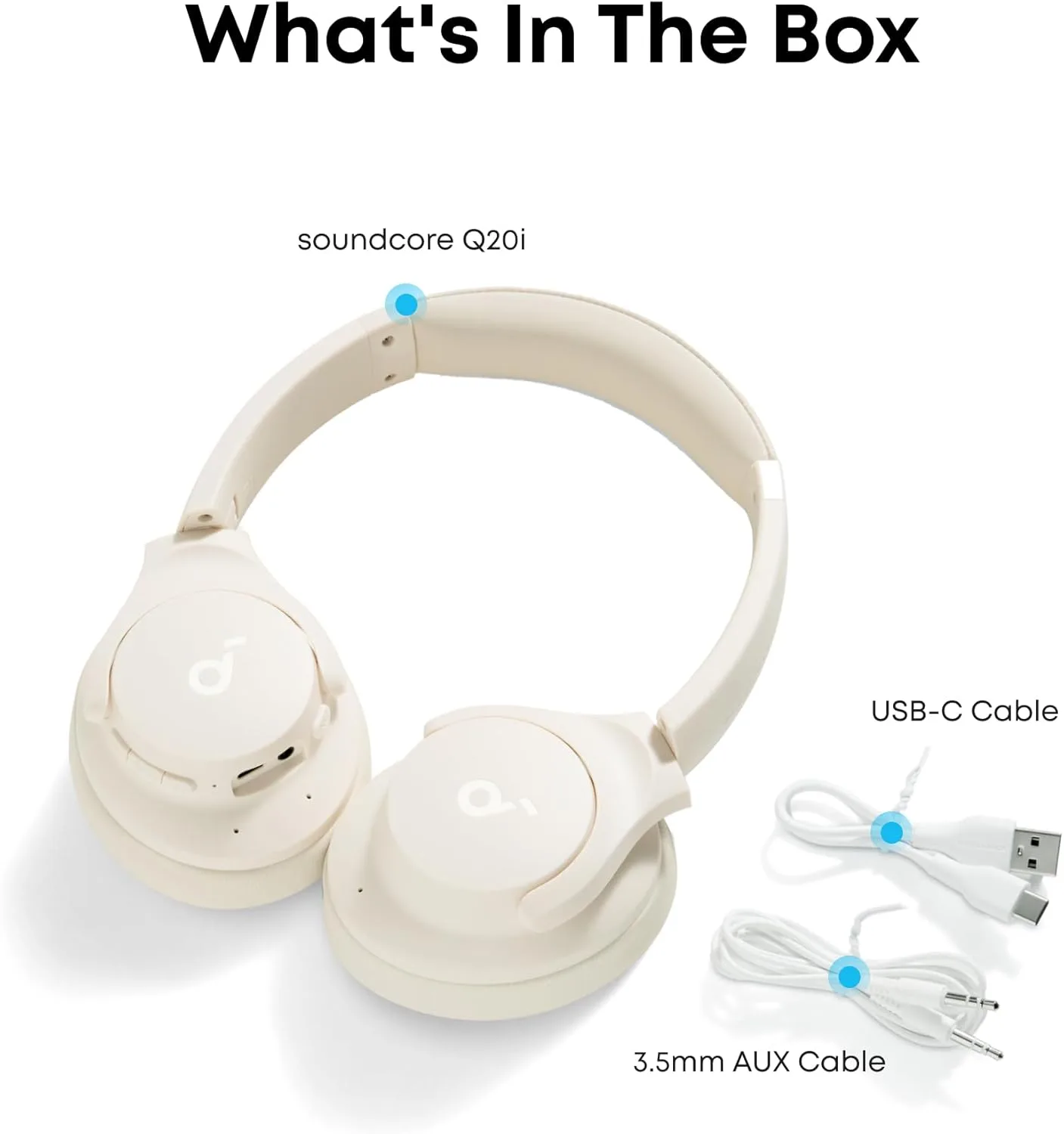 Soundcore Q20i Hybrid ANC Bluetooth Headphones offer educators and remote workers 40 hours of immersive sound, ensuring optimal audio quality for work sessions.