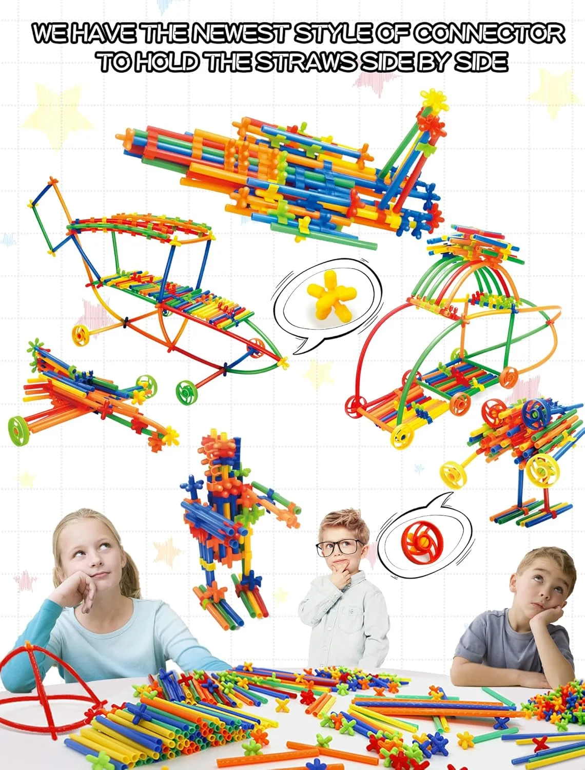 Explore creativity with the 600-piece STEM Engineering Kit, perfect for classroom projects and hands-on learning in science and engineering.