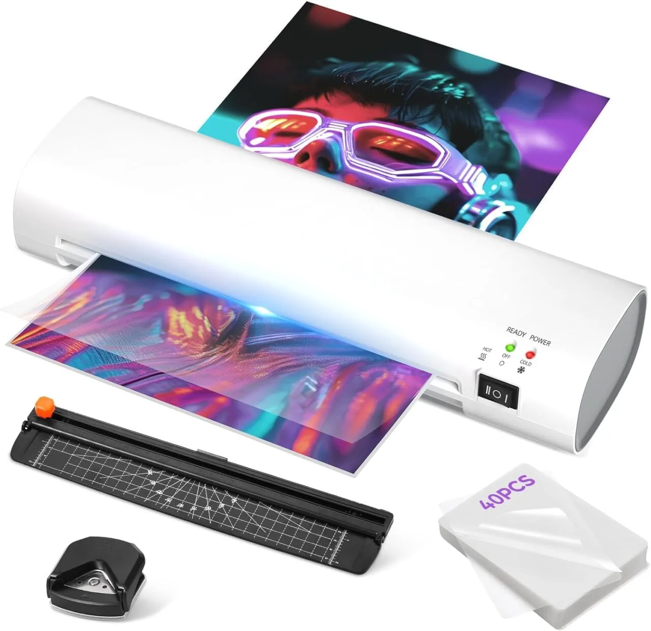 9 Inch Anti-Jam A4 Thermal Laminator and Trimmer designed for teachers and schools, providing efficient and reliable laminating solutions.