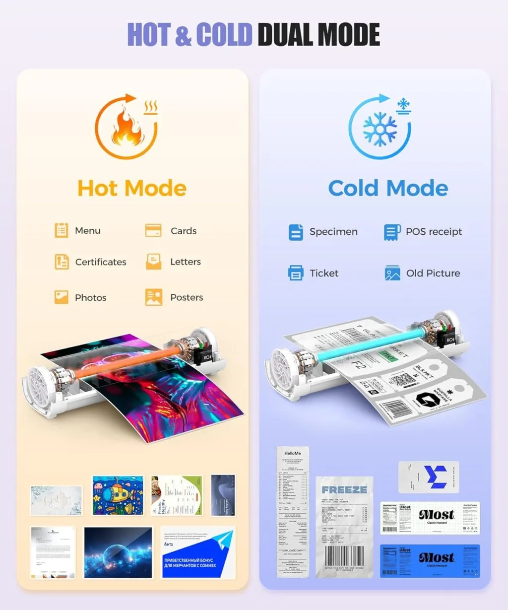 9-inch A4 thermal laminator with anti-jam design; ideal all-in-one sealing and trimming solution for teachers and schools.