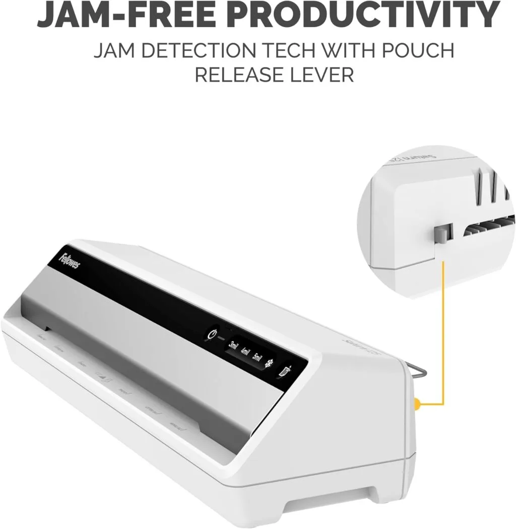 Fellowes Saturn 12.5-Inch Laminating Machine Starter Kit designed for teachers, perfect for home and classroom laminating needs.