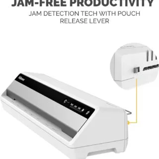 Fellowes Saturn 12.5-Inch Laminating Machine Starter Kit designed for teachers, perfect for home and classroom laminating needs.