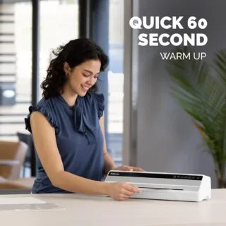 Fellowes Saturn 12.5-Inch Laminating Machine Starter Kit designed for teachers and classroom use, providing durable, professional-quality laminating solutions.