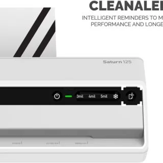 Fellowes Saturn Laminating Machine 12.5-Inch Starter Kit designed for teachers and home classrooms, providing easy and efficient document protection.