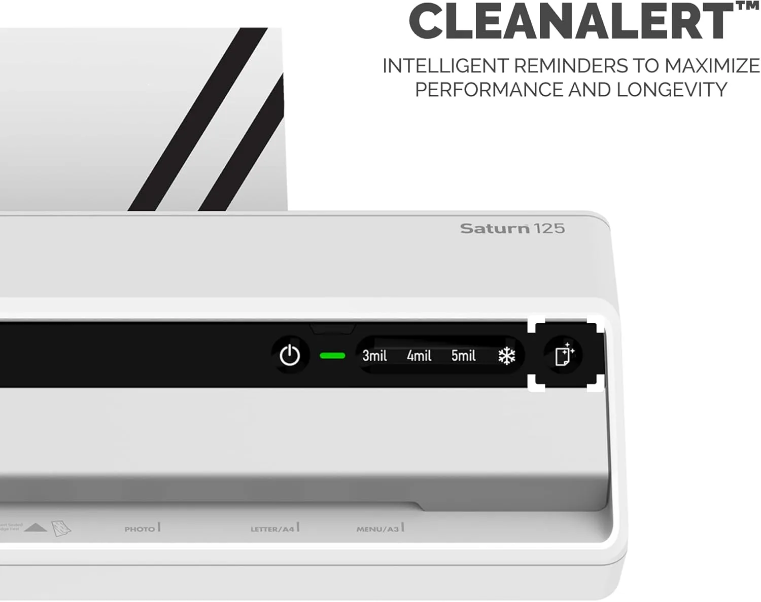 Fellowes Saturn Laminating Machine 12.5-Inch Starter Kit designed for teachers and home classrooms, providing easy and efficient document protection.