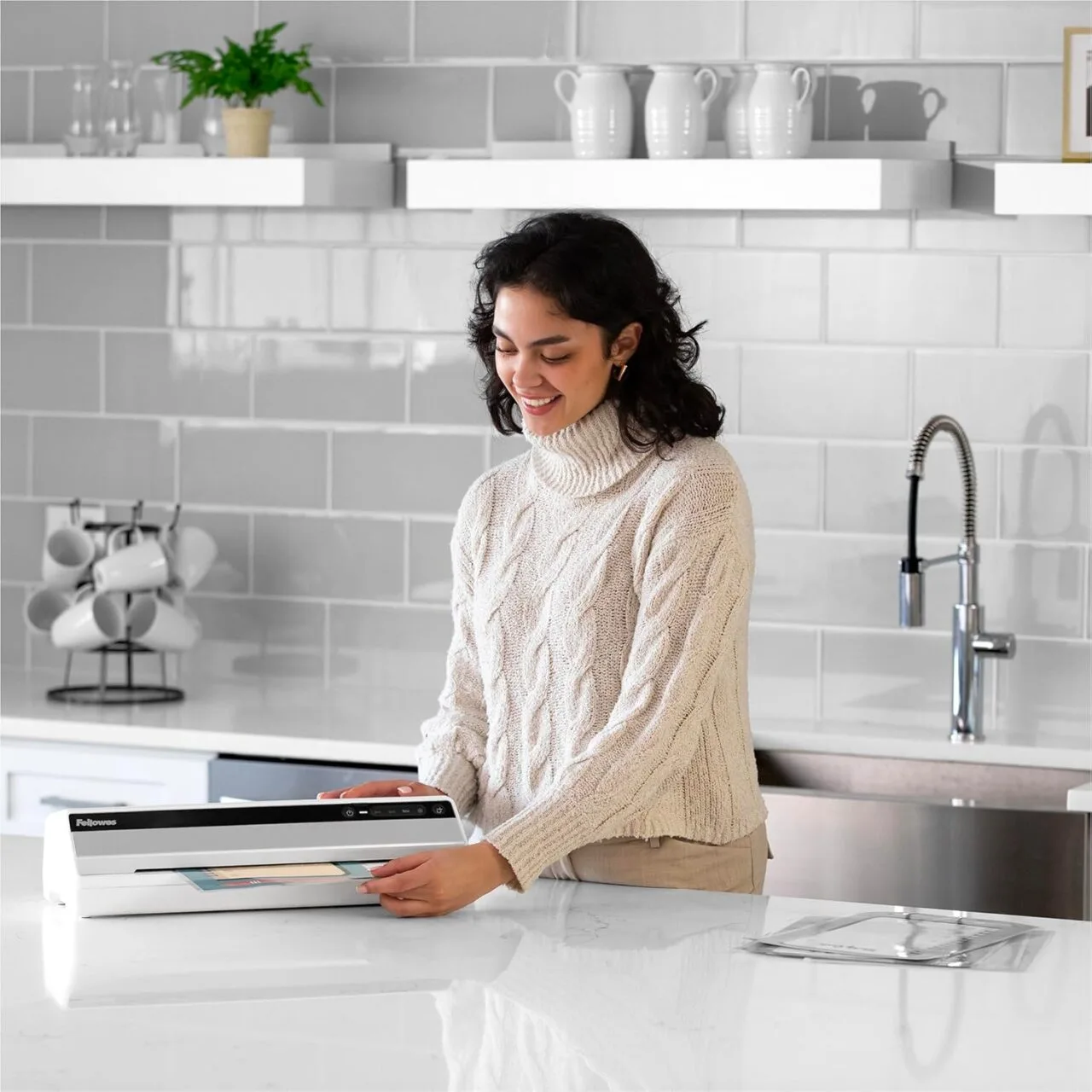 Durable Fellowes Saturn 12.5-Inch Laminating Machine, ideal for teachers, perfect for home and classroom projects. Enhance your presentations with ease.