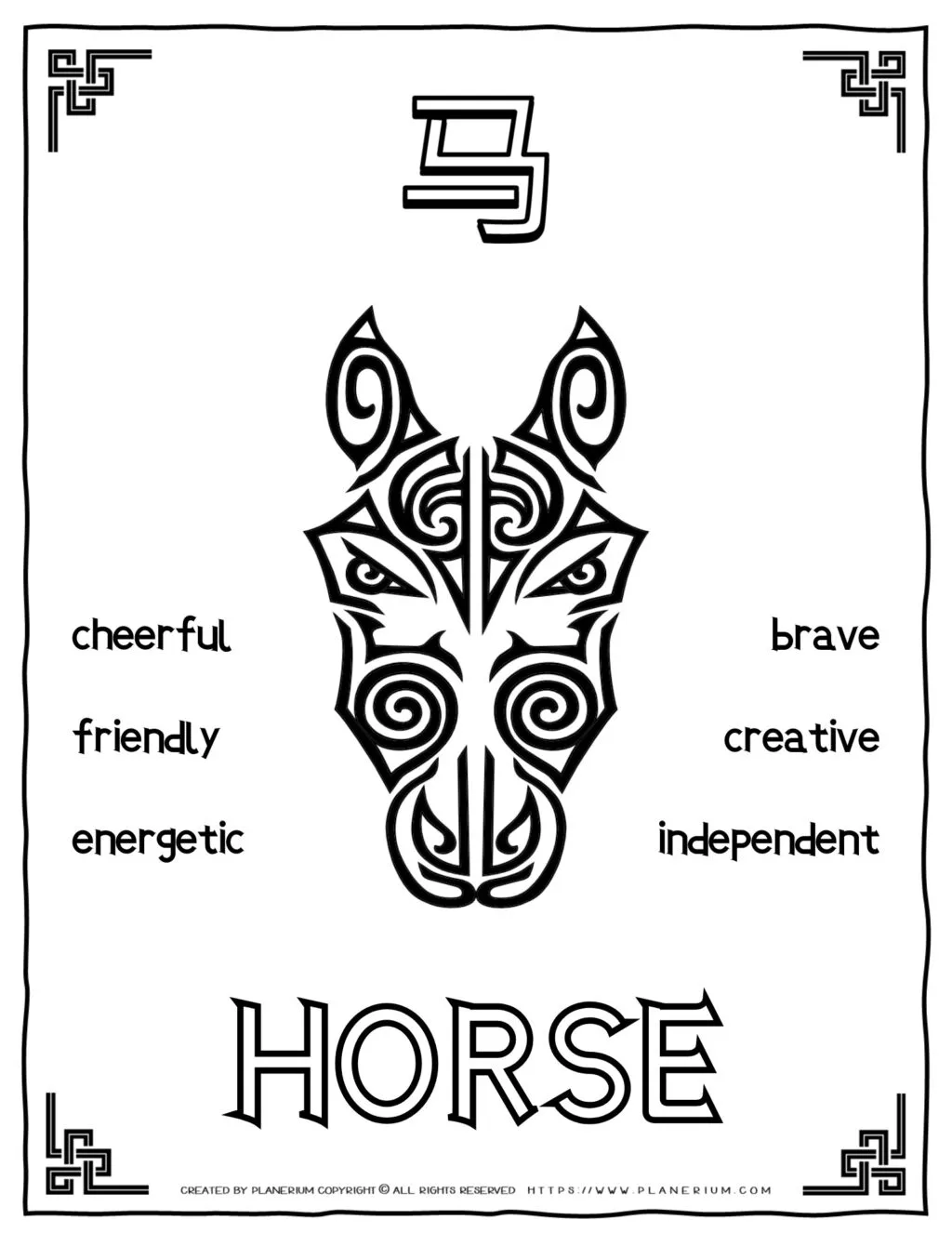 Illustration of children's activities for the Chinese New Year 2026, celebrating the Year of the Horse with festive designs and cultural elements.