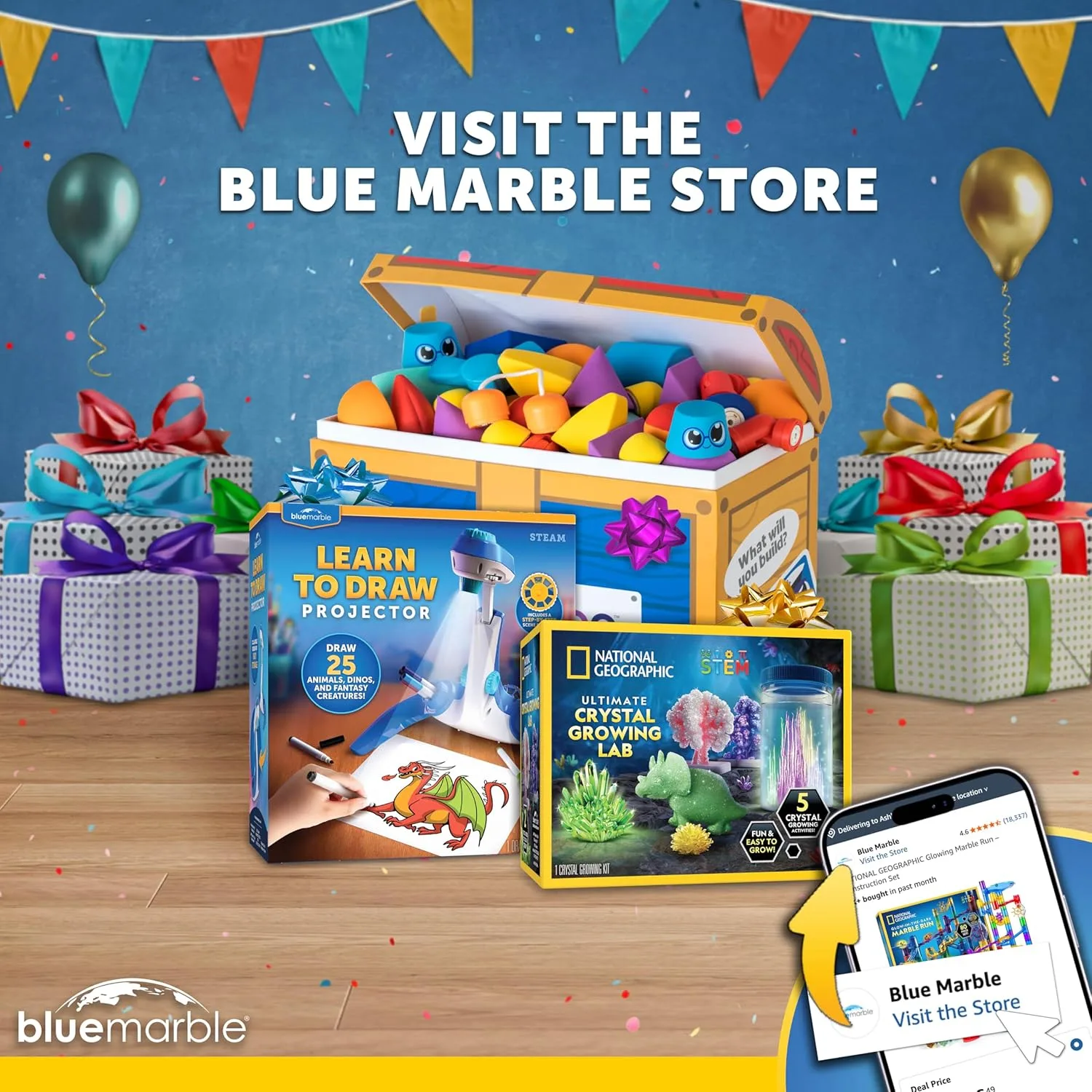 Explore the Blue Marble Science Kit for kids, featuring hands-on chemistry and botany experiments that make learning fun and engaging.