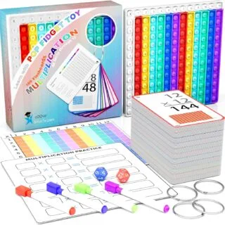 Interactive Coova Math Flash Cards Chart designed for educators and students, enhancing math learning with engaging manipulatives for effective teaching.