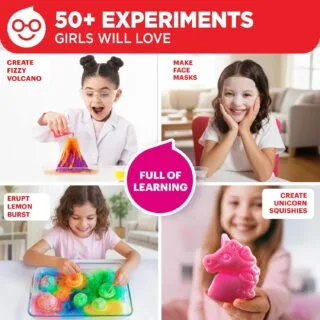 Engaging Dr. Jupiter Science Kit for kids ages 4-8, perfect for introducing early chemistry concepts through fun experiments and activities.