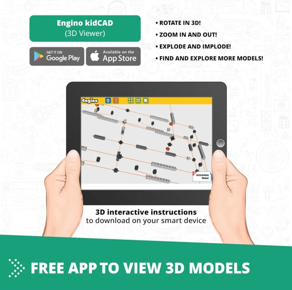 Engino STEM Physics Experiment Set for educators focuses on inertia, friction, and circular motion, enhancing learning through hands-on experiments.