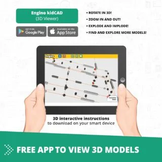 Engino STEM Physics Experiment Set for educators focuses on inertia, friction, and circular motion, enhancing learning through hands-on experiments.