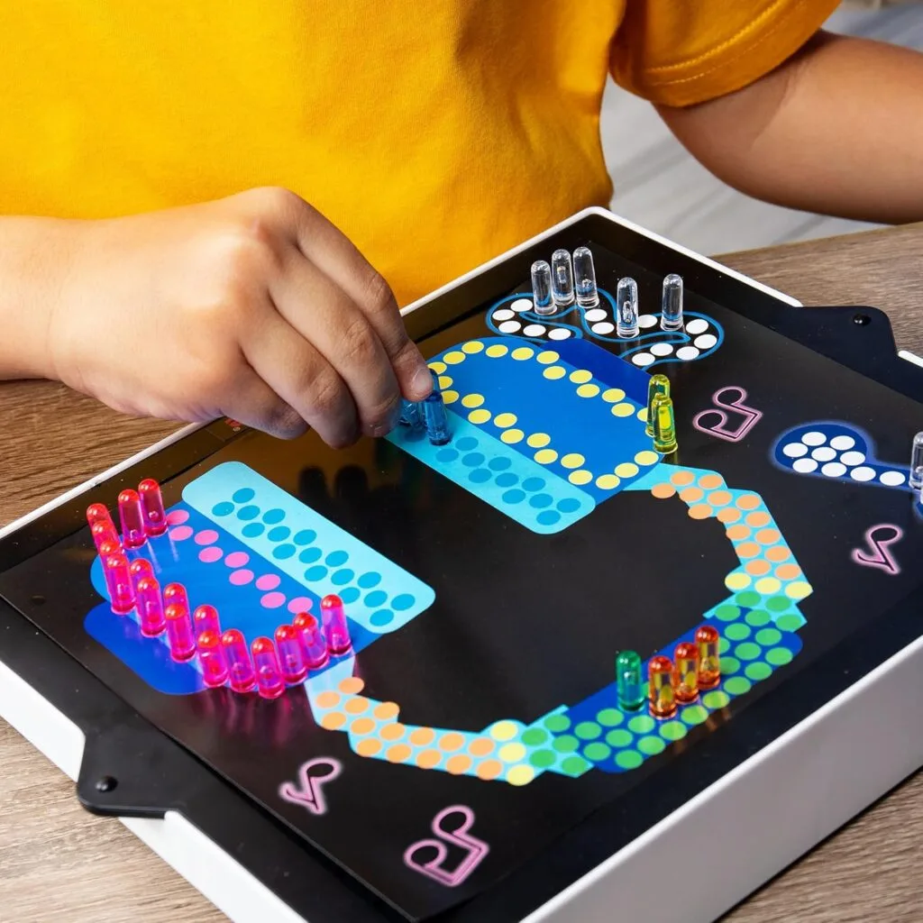 Classic Lite Brite Retro Toy for creative art and educational play. Illuminate designs with colorful pegs for engaging learning experiences.