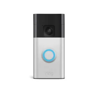 Full view video showcasing the Ring Battery Doorbell, highlighting its features for easy live monitoring and offering unique contextual insights.
