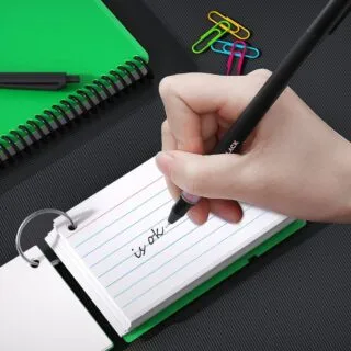 3x5 lined study cards, 200 index cards with a convenient ring, perfect for teachers and effective learning aids in educational settings.