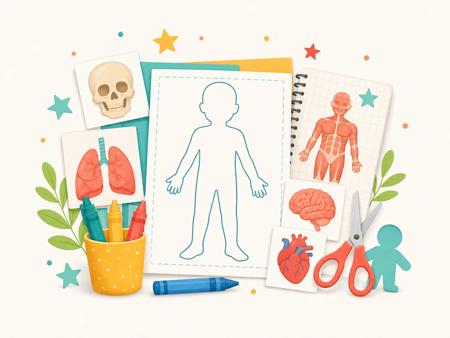 Human Body Outline Templates