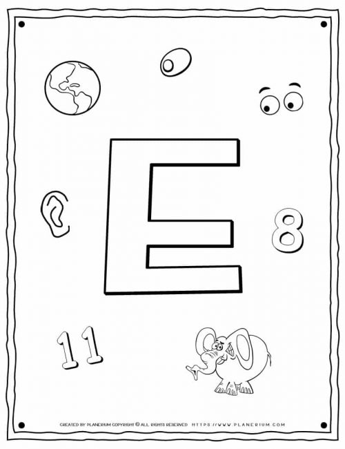 pre k coloring pages alphabets