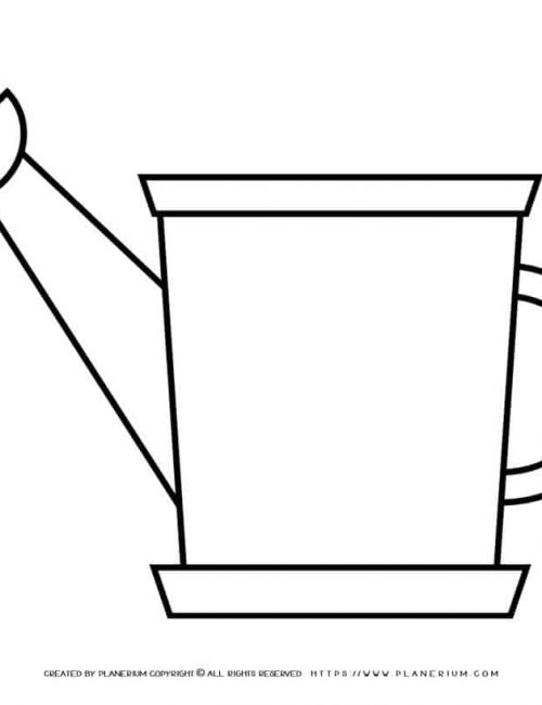 Watering Can Template Planerium